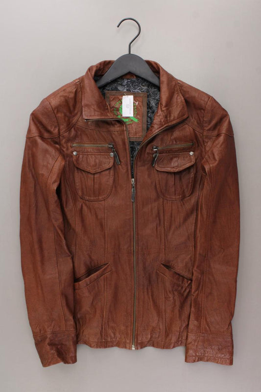 Oge & Co Lederjacke Vintage Gr. S braun