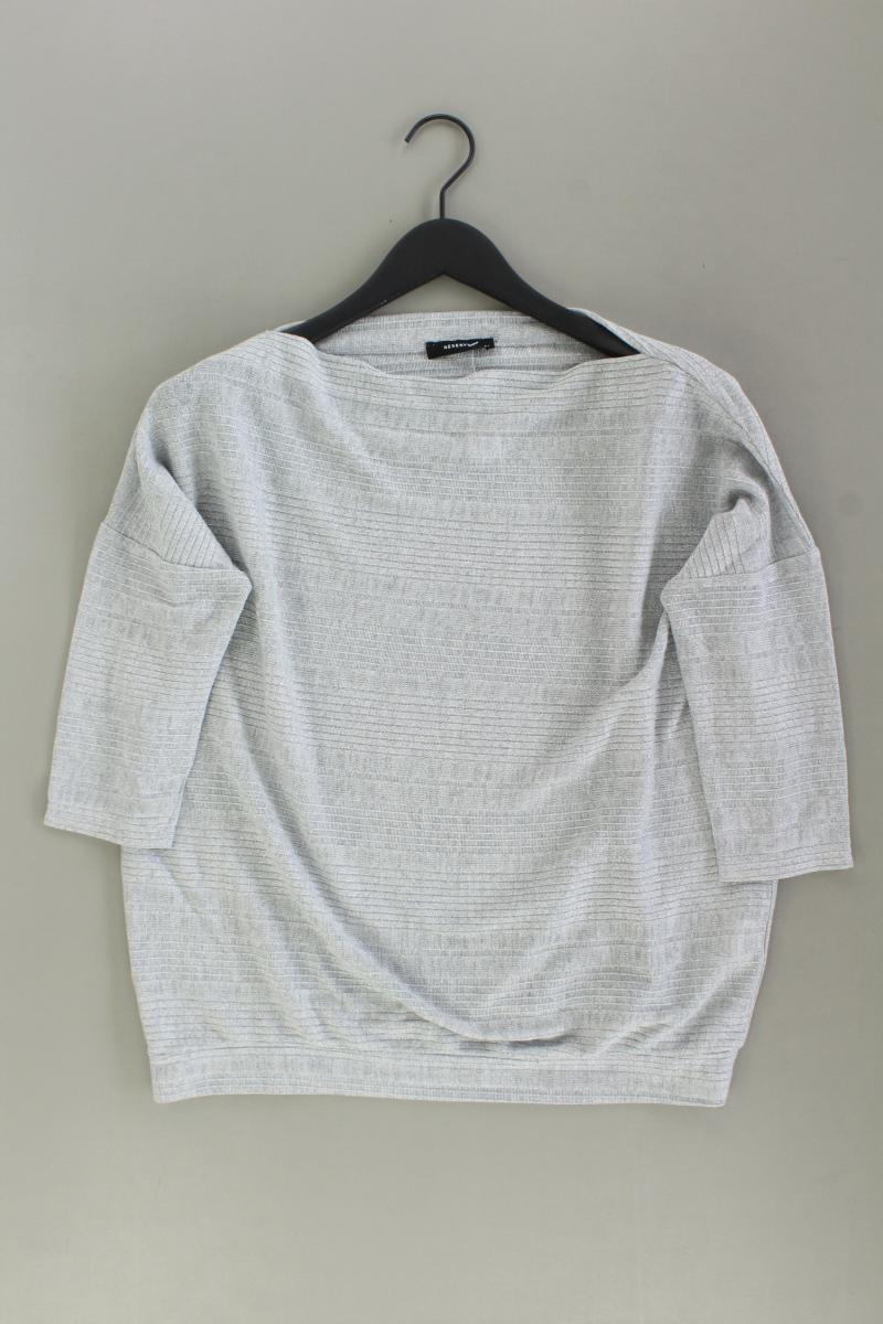 Reserved Oversize-Shirt Gr. M 3/4 Ärmel silber aus Polyester