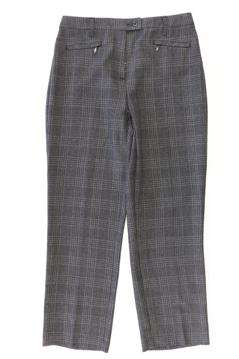 C&A Hose Gr. Kurzgröße 38 kariert grau aus Polyester