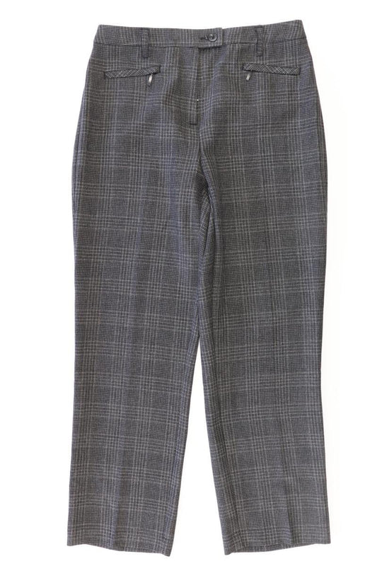 C&A Hose Gr. Kurzgröße 38 kariert grau aus Polyester