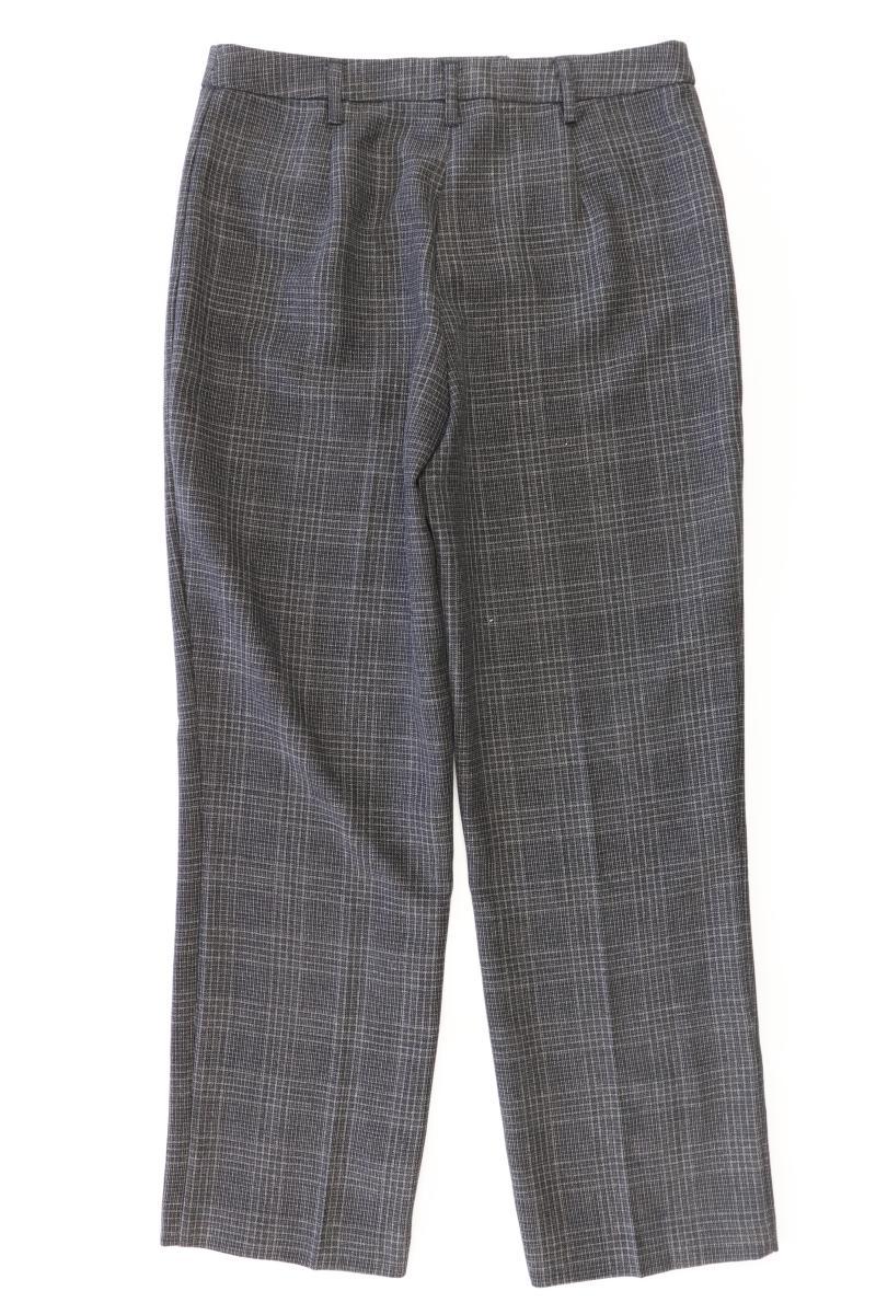 C&A Hose Gr. Kurzgröße 38 kariert grau aus Polyester