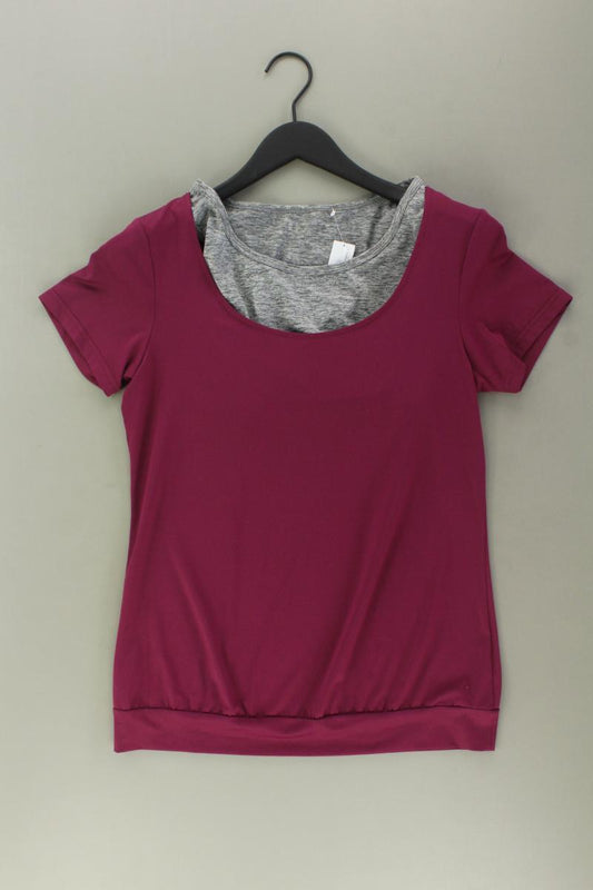Esprit T-Shirt Gr. L Kurzarm lila aus Polyester