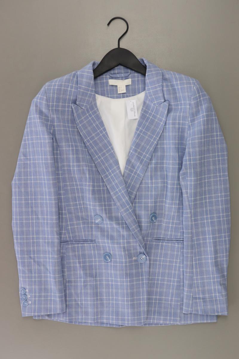 H&M Longblazer Gr. 34 neuwertig blau aus Polyester