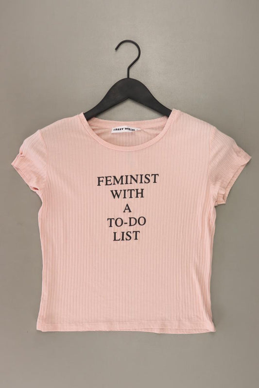 Tally Weijl Cropped Shirt Gr. S neuwertig Kurzarm rosa
