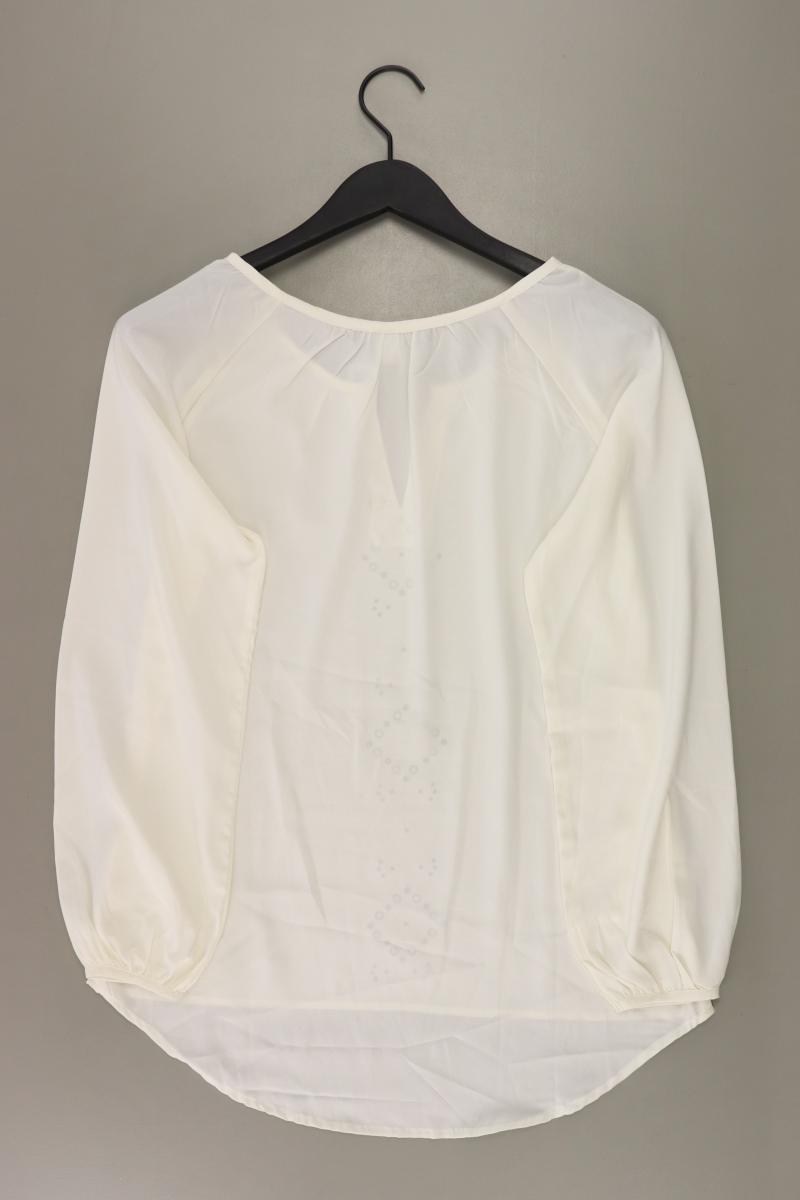 Langarmbluse Gr. M mit Nieten creme aus Polyester