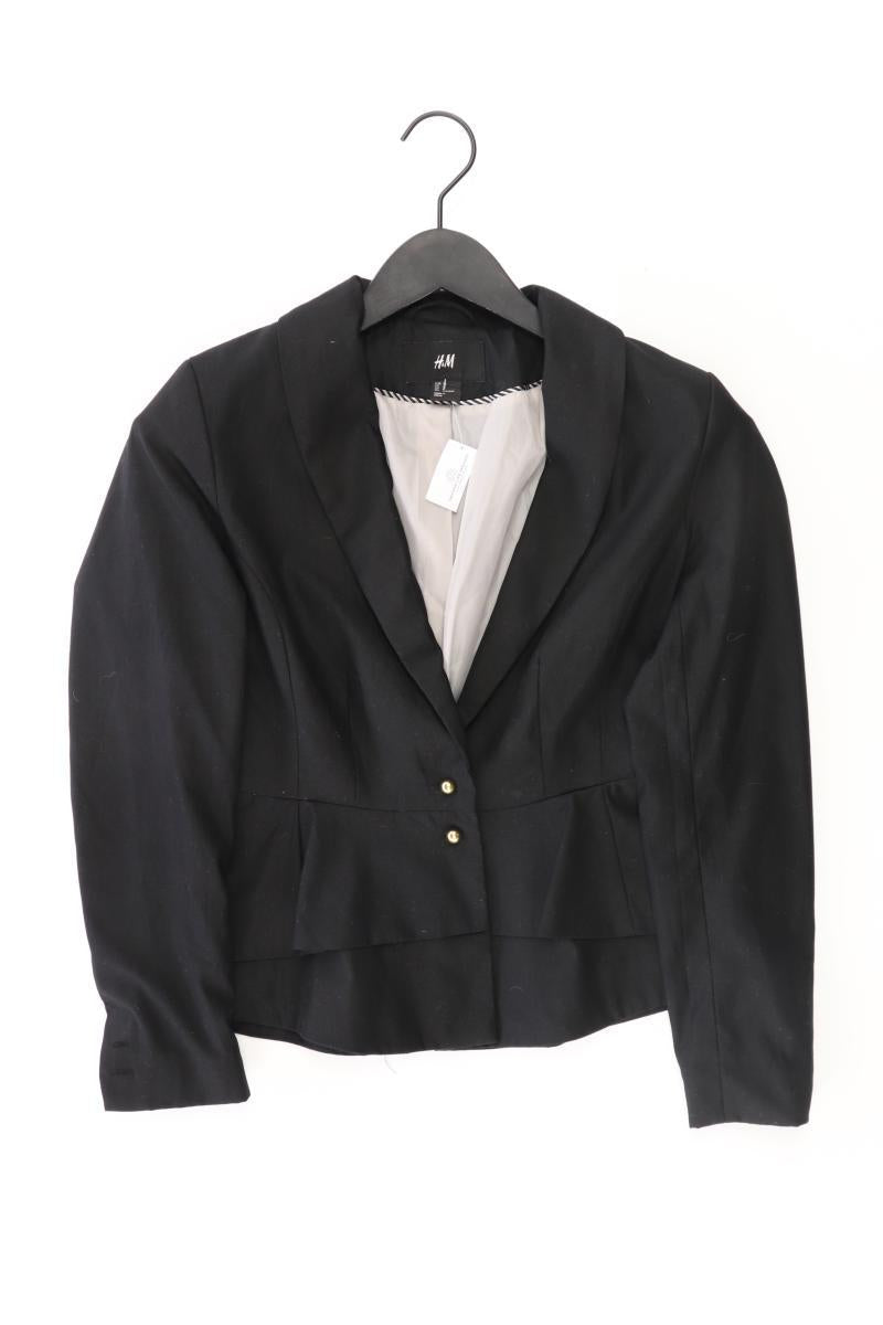 H&M Blazer Gr. 36 schwarz aus Polyester