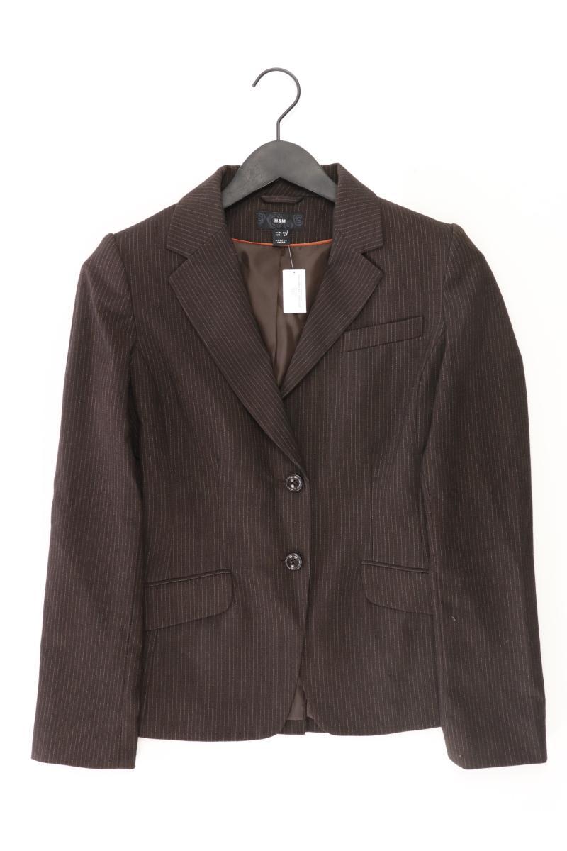 H&M Blazer Gr. 38 gestreift braun