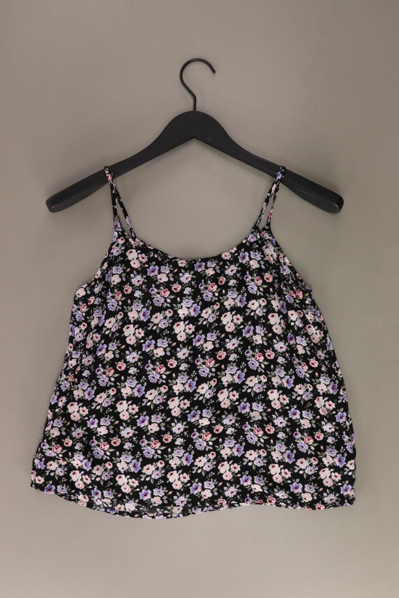 Divided by H&M Top Gr. 36 mit Blumenmuster mehrfarbig aus Viskose
