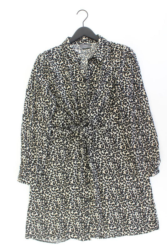 Langarmkleid Gr. 42 mit Tierdruck braun
