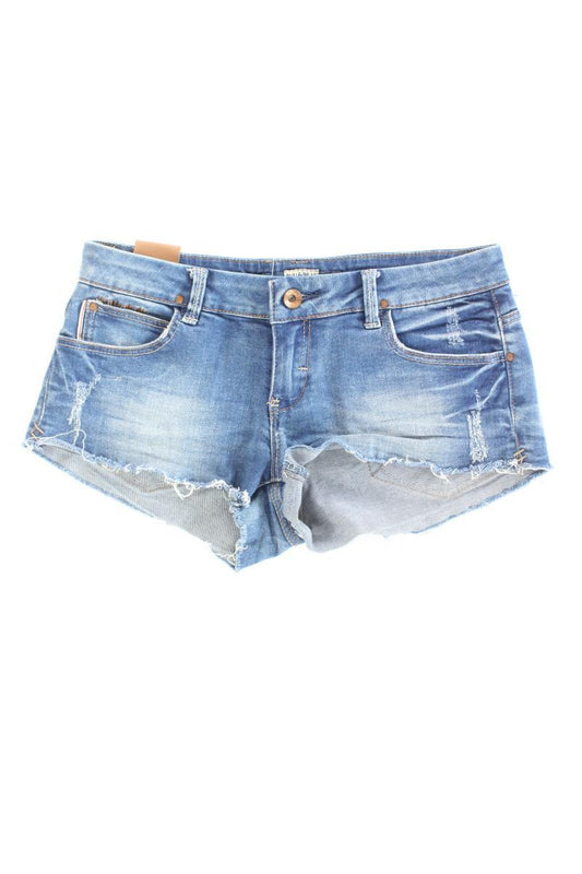 Pull&Bear Jeansshorts Gr. 34 blau