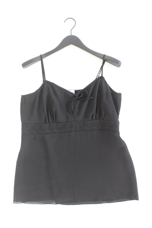 Ulla Popken Bluse Gr. 44 Träger schwarz
