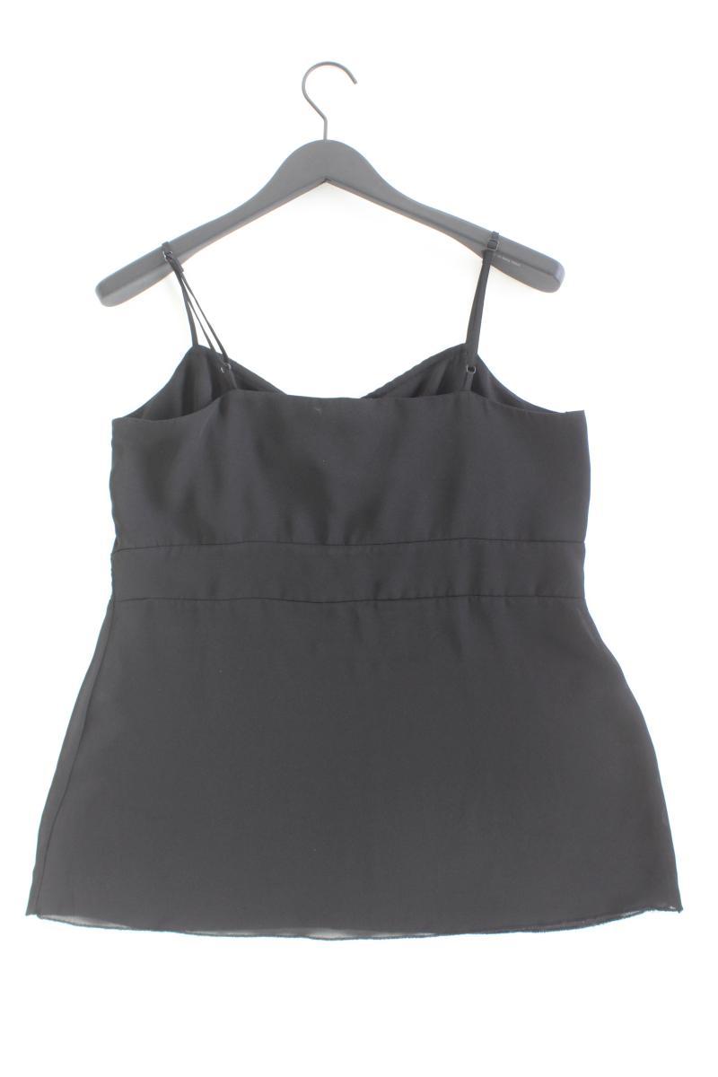 Ulla Popken Bluse Gr. 44 Träger schwarz