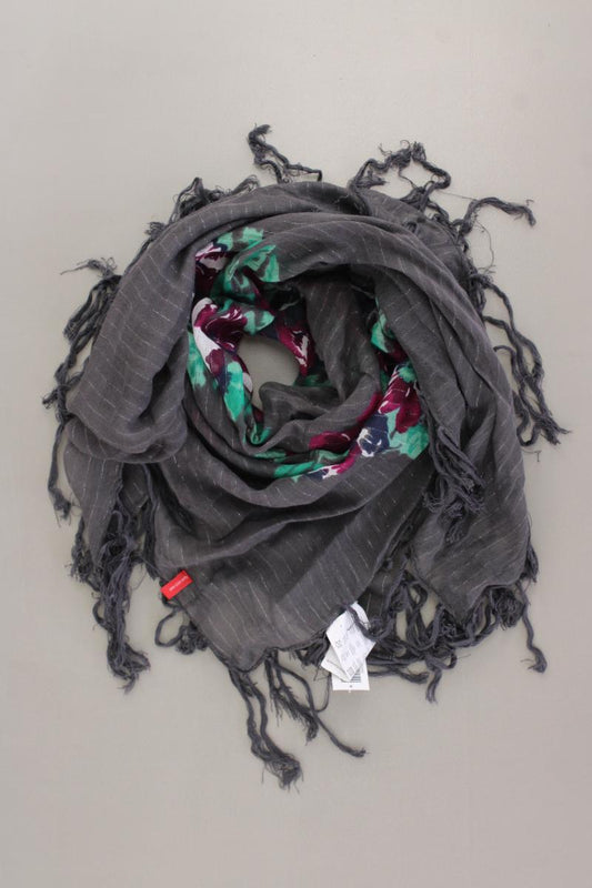 Esprit Schal mit Blumenmuster mehrfarbig aus Baumwolle