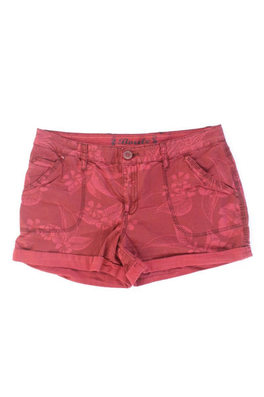 Shorts Gr. 38 rot aus Baumwolle