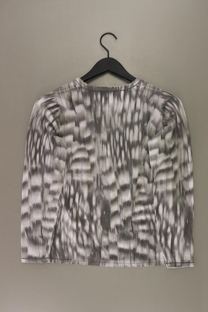 Gelco Strickjacke Gr. 40 Langarm grau aus Viskose