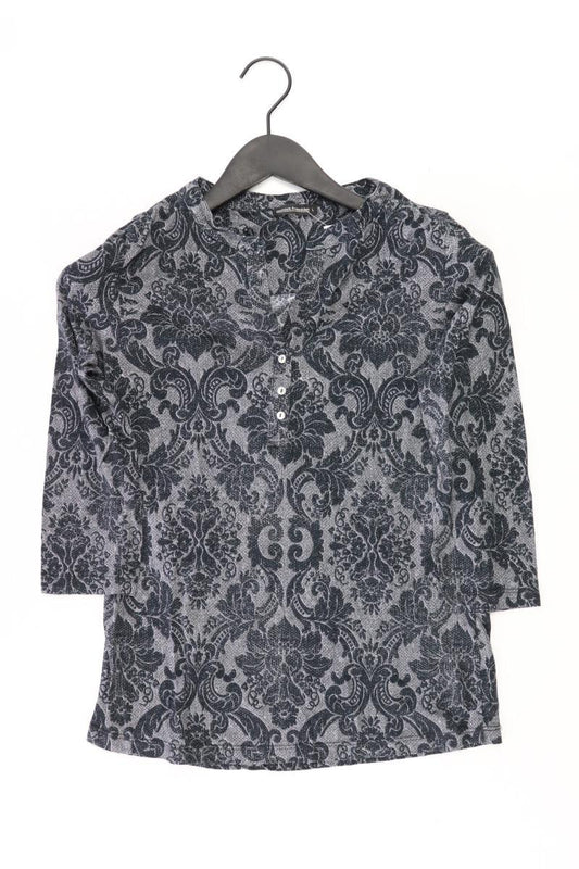 munich freedom Bluse Gr. L 3/4 Ärmel grau aus Baumwolle