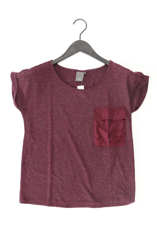 Ichi T-Shirt Gr. XS Kurzarm rot aus Polyester