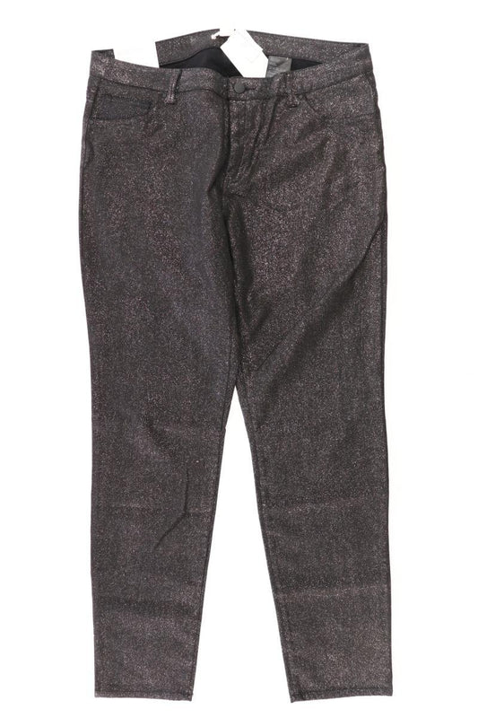 H&M Straight Jeans Gr. 44 neu mit Etikett mit Glitzer schwarz aus Polyester