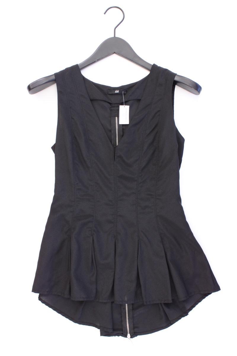 H&M Top Gr. 34 schwarz