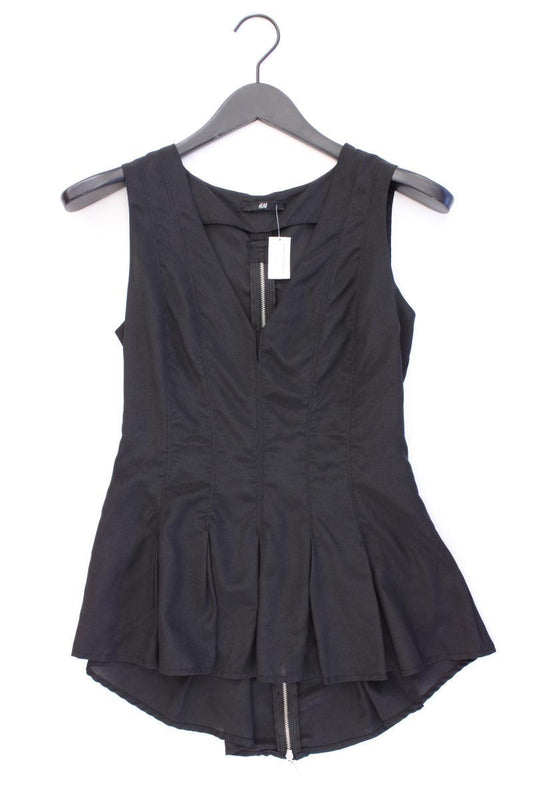 H&M Top Gr. 34 schwarz