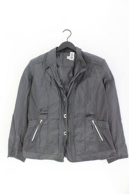 Gina Laura Übergangsjacke Gr. 40 grau aus Polyester