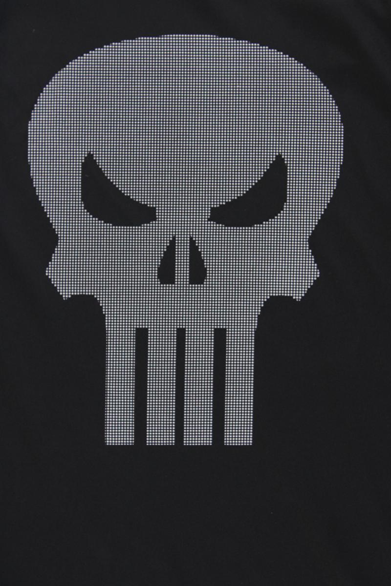 T-Shirt für Herren Gr. S Kurzarm grau aus Polyester