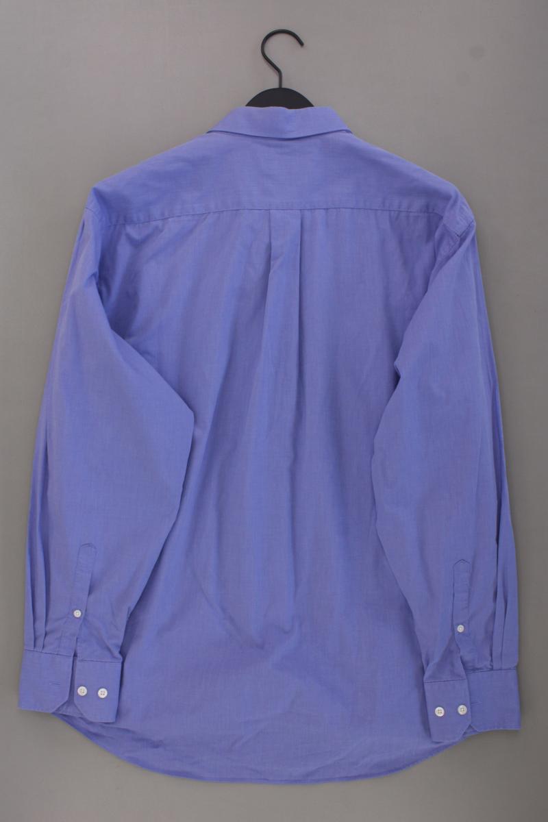 John Lord Langarmhemd für Herren Gr. XL blau