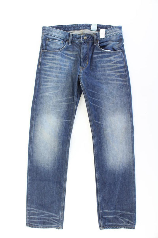 H&M Straight Jeans für Herren Gr. S blau