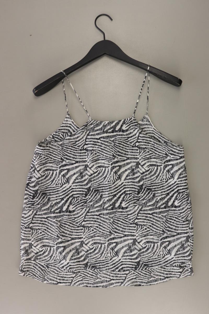 H&M Spaghetti-Top Gr. 38 weiß aus Polyester