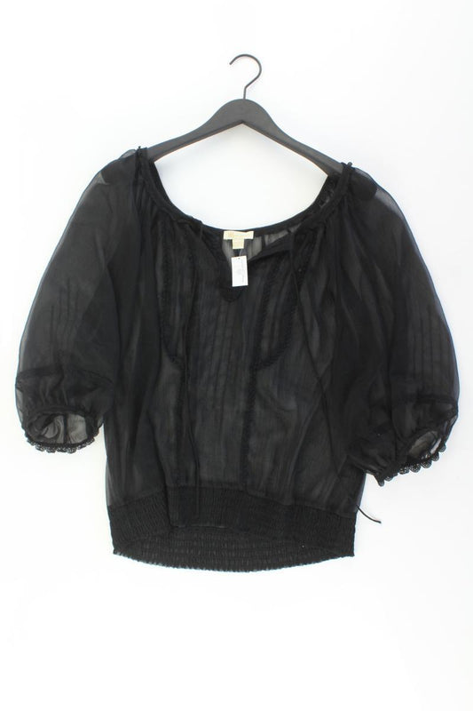 Monsoon Bluse Gr. 44 3/4 Ärmel schwarz