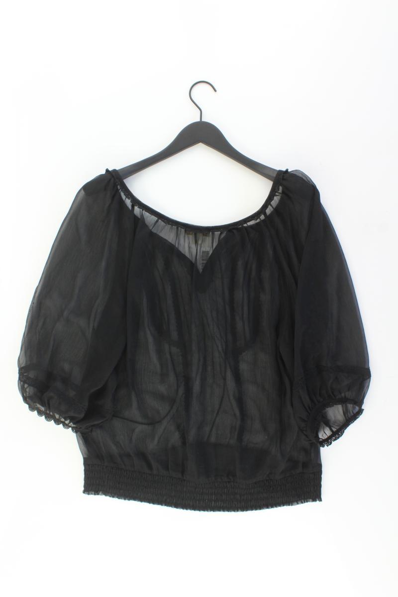 Monsoon Bluse Gr. 44 3/4 Ärmel schwarz