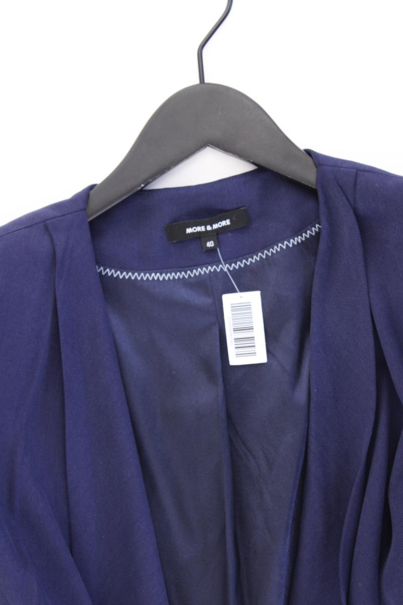 More&More Longblazer Gr. 40 blau aus Lyocell