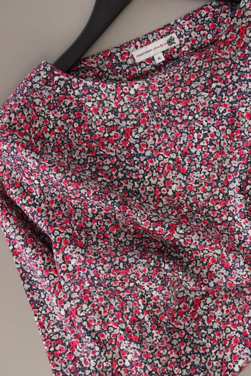 Jackpot Bluse Gr. 38 mit Blumenmuster 3/4 Ärmel mehrfarbig