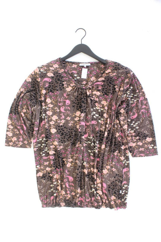 Zhenzi & Co. Oversize-Shirt Gr. L mit Blumenmuster neuwertig 3/4 Ärmel