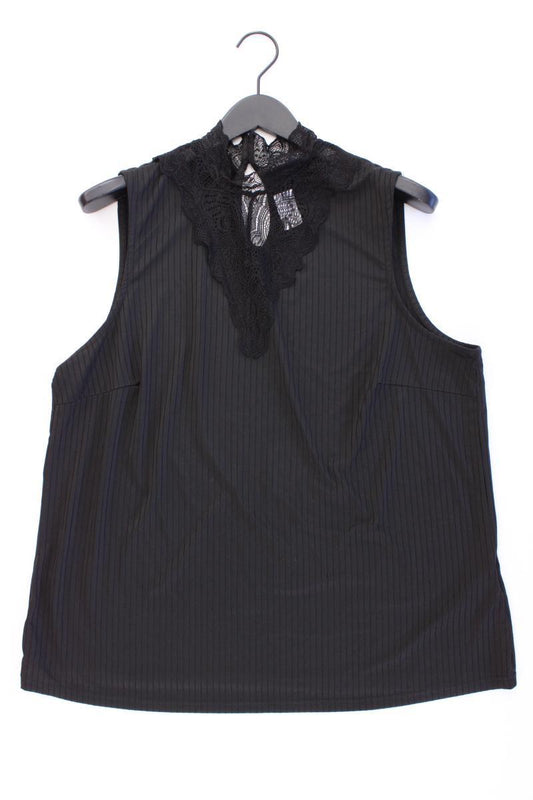 Zizzi Ärmellose Bluse Gr. 50/52 schwarz aus Polyester