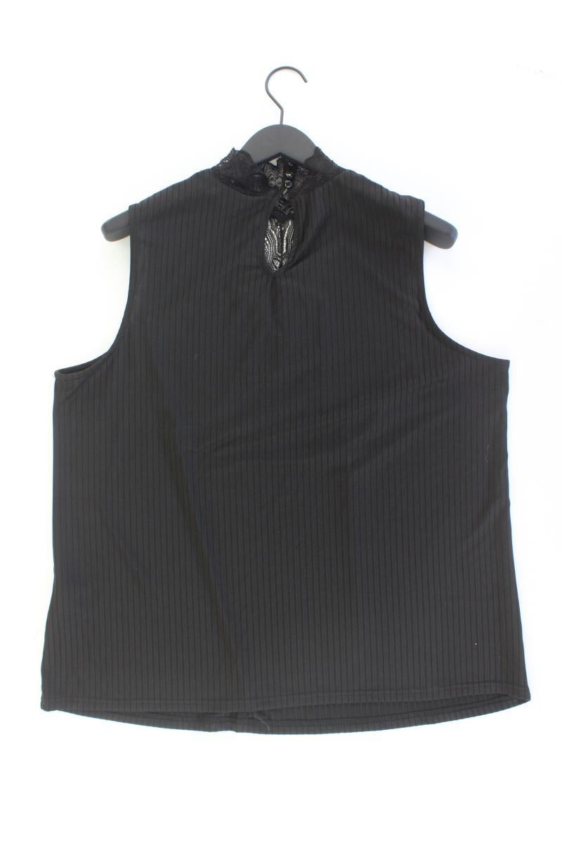 Zizzi Ärmellose Bluse Gr. L schwarz aus Polyester