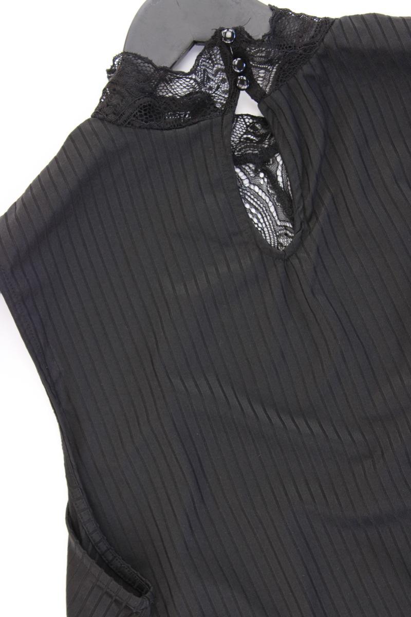 Zizzi Ärmellose Bluse Gr. 50/52 schwarz aus Polyester