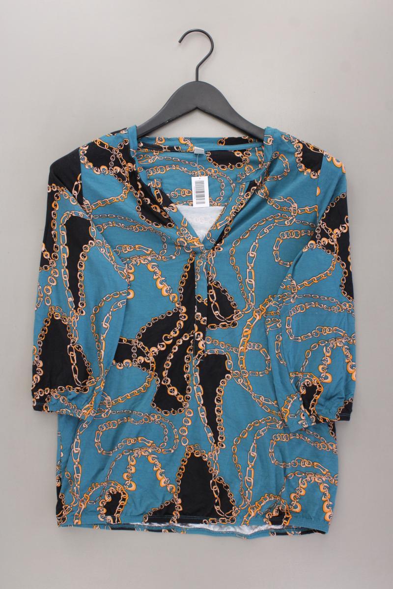soyaconcept Classic Bluse Gr. S 3/4 Ärmel blau aus Viskose