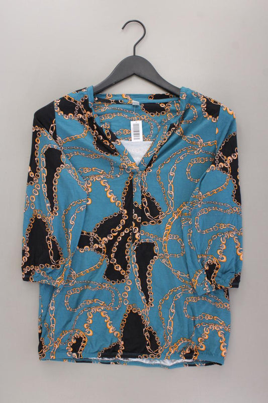 soyaconcept Classic Bluse Gr. S 3/4 Ärmel blau aus Viskose