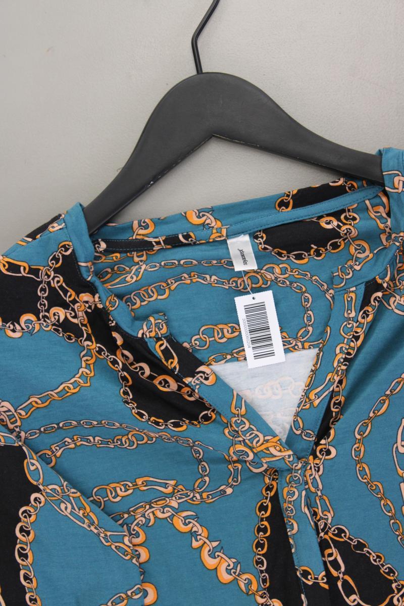soyaconcept Classic Bluse Gr. S 3/4 Ärmel blau aus Viskose