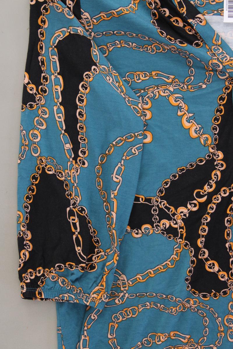 soyaconcept Classic Bluse Gr. S 3/4 Ärmel blau aus Viskose