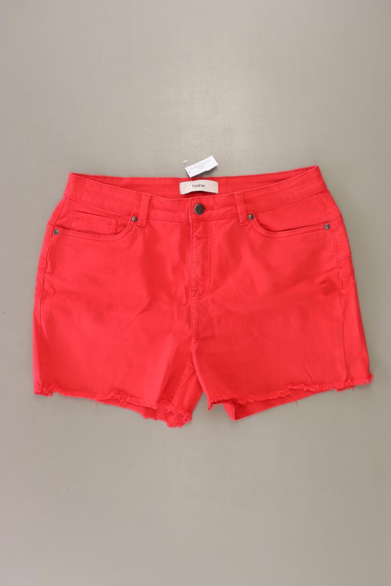 Heine Shorts Gr. 42 rot aus Baumwolle