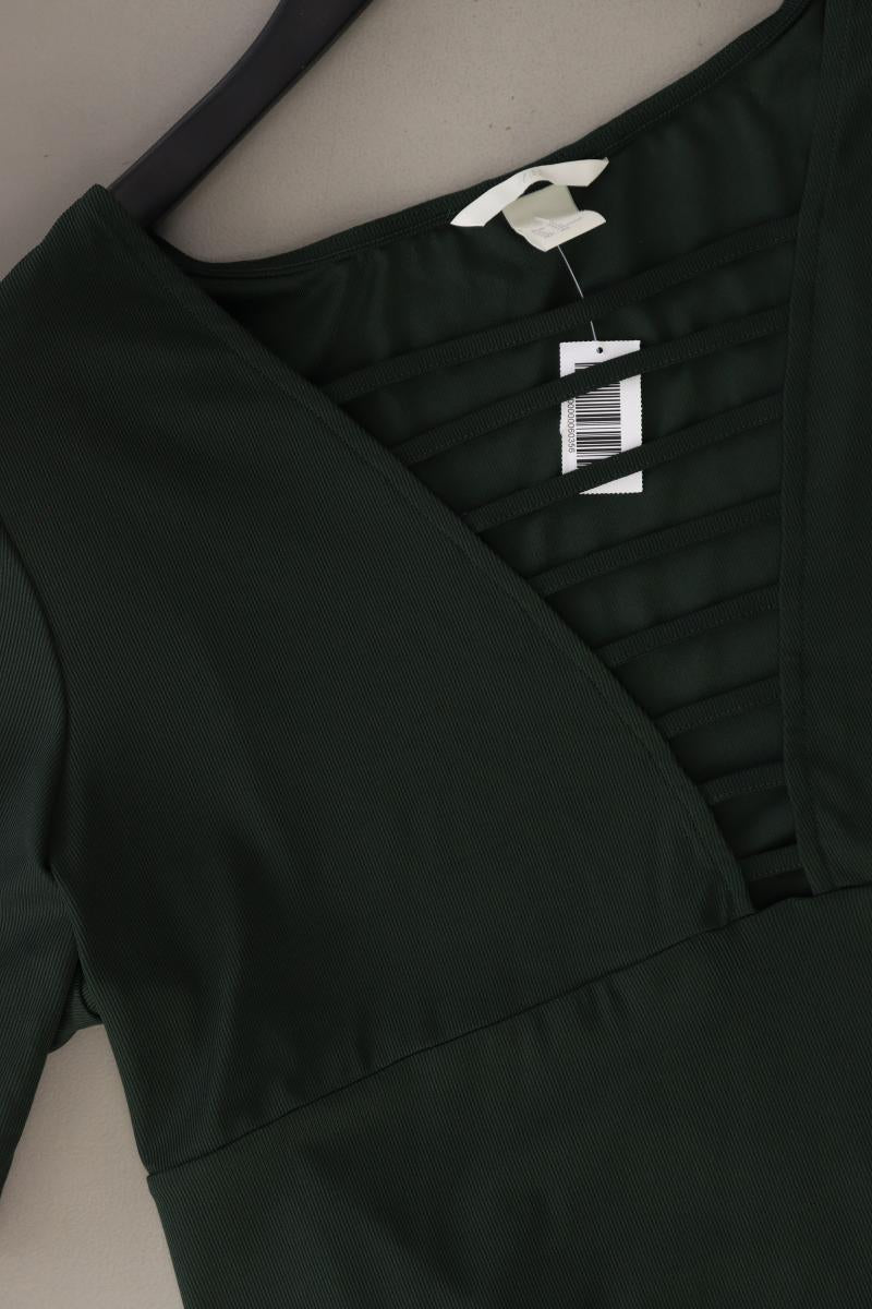 H&M Shirt Gr. XL neuwertig Kurzarm grün aus Polyester
