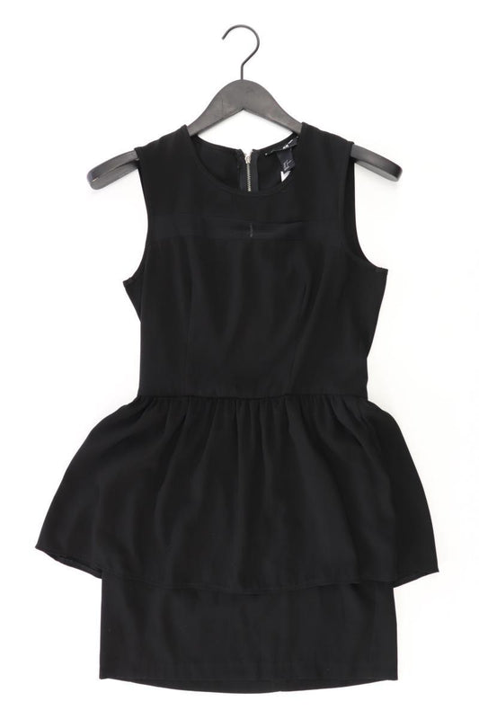 H&M Abendkleid Gr. 36 Ärmellos schwarz aus Polyester