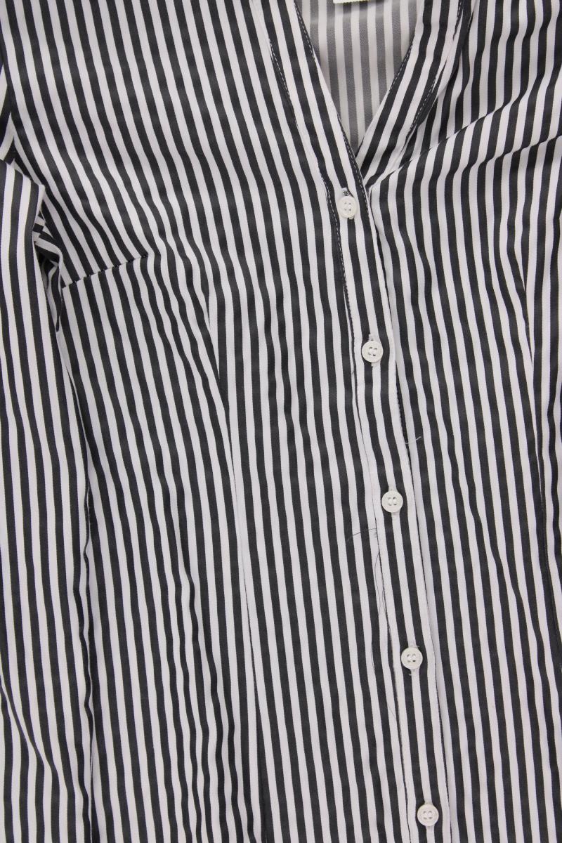 H&M Langarmbluse Gr. 36 gestreift grau
