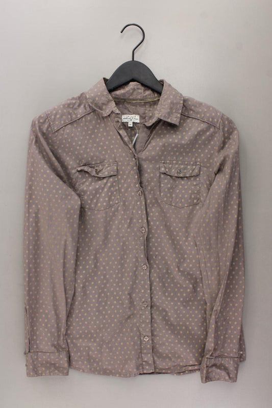 Tom Tailor (Denim) Langarmbluse Gr. 40 gepunktet braun