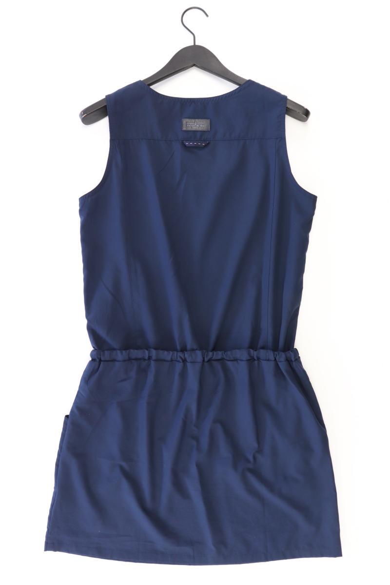 Trägerkleid Gr. 42 Ärmellos blau aus Polyester