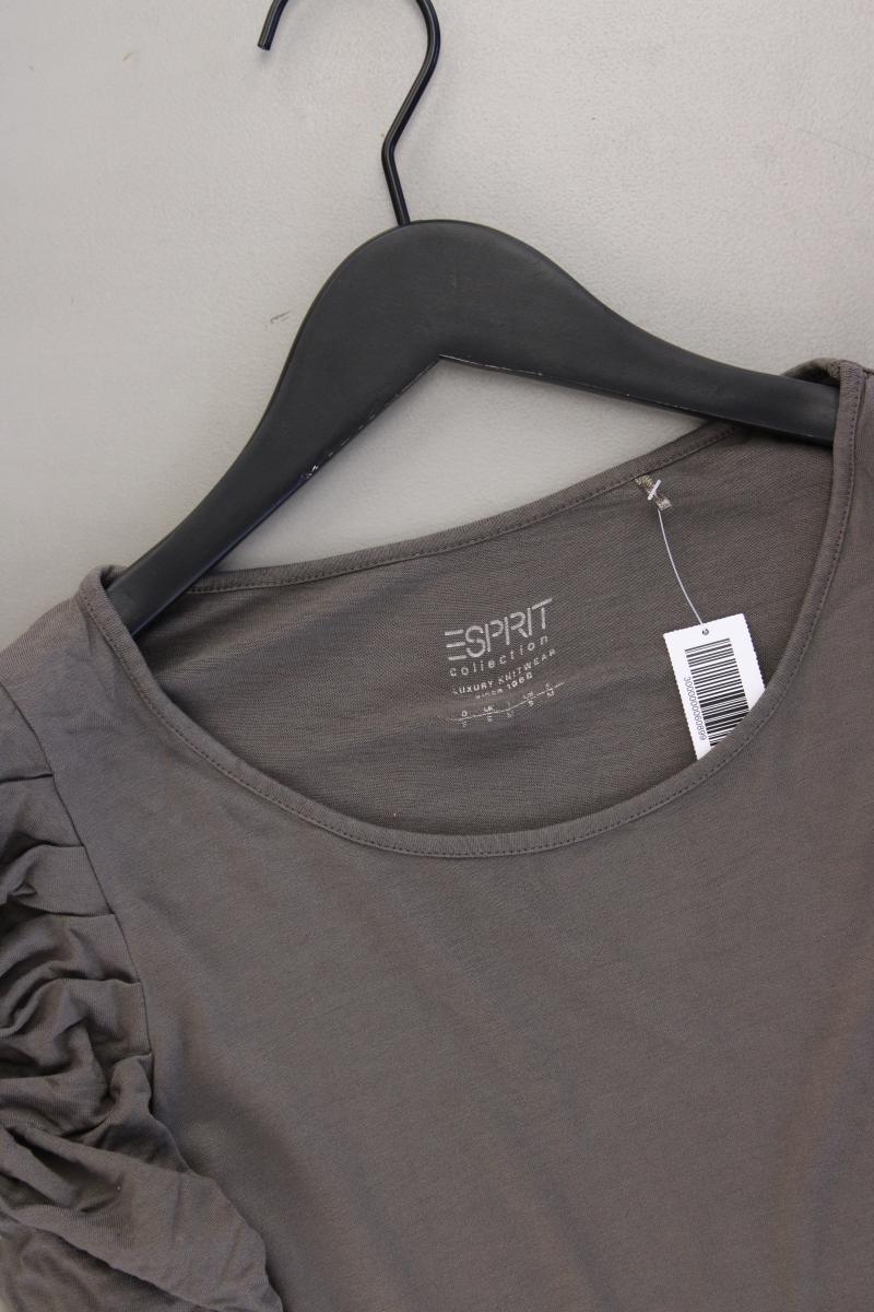 Esprit Collection T-Shirt Gr. S Kurzarm olivgrün aus Viskose