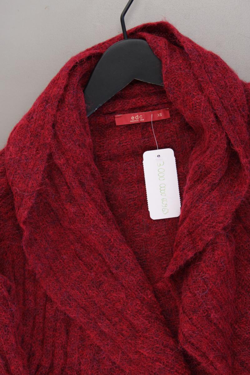 edc by Esprit Strickjacke Gr. XS Langarm rot