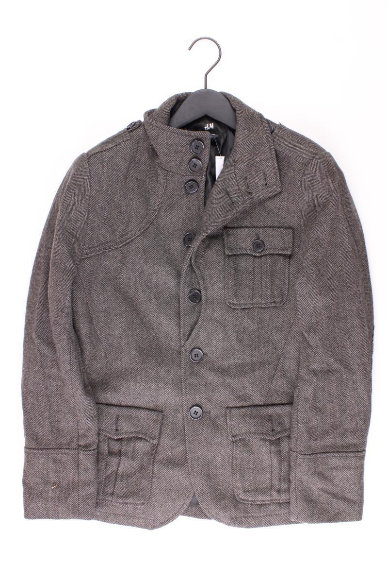 H&M Wolljacke für Herren Gr. 48 grau